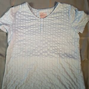 Cat & Jack Kids Light Blue Textured Button Down Shirt